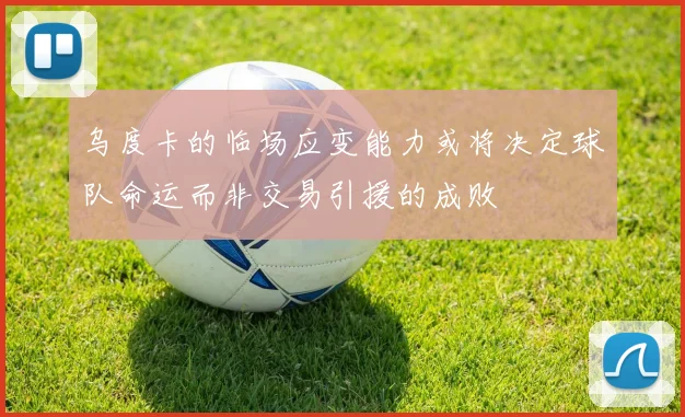 乌度卡的临场应变能力或将决定球队命运而非交易引援的成败